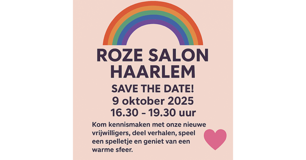 Roze Salon Haarlem op 9 oktober